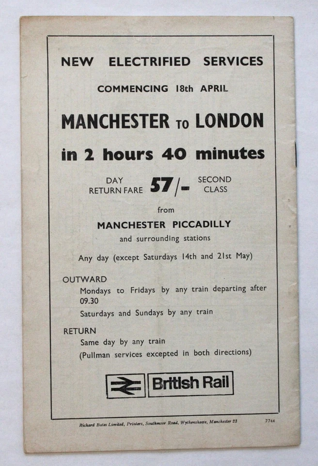 MANCHESTER CITY v BOLTON WANDERERS DIVISION 2 1965/66 16/4/1966 - Image 2 of 4