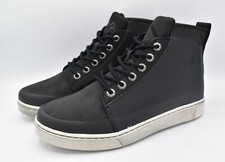 Harley Davidson Mens Size 9 Merton HD Logo Leather Black Motorcycle Boots D93660