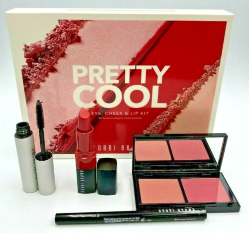 Bobbi Brown 4 Pc Set: Eye, Cheek and Lip Kit new in box + Free Shipping SEE PICS - Afbeelding 1 van 7