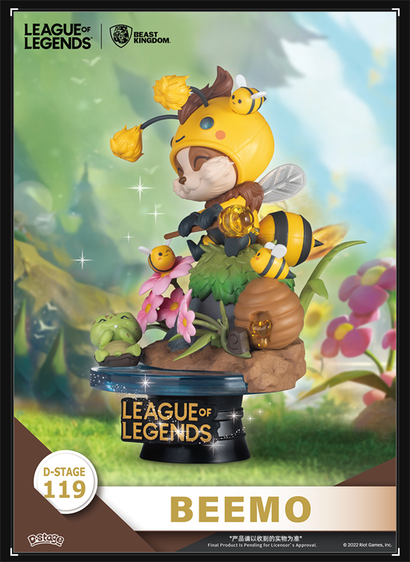 League of Legends BZZZIGGS & BEEMO フィギュア League of Legend Bzzzlggs&Beemo Limited Game PVC Figure Collection