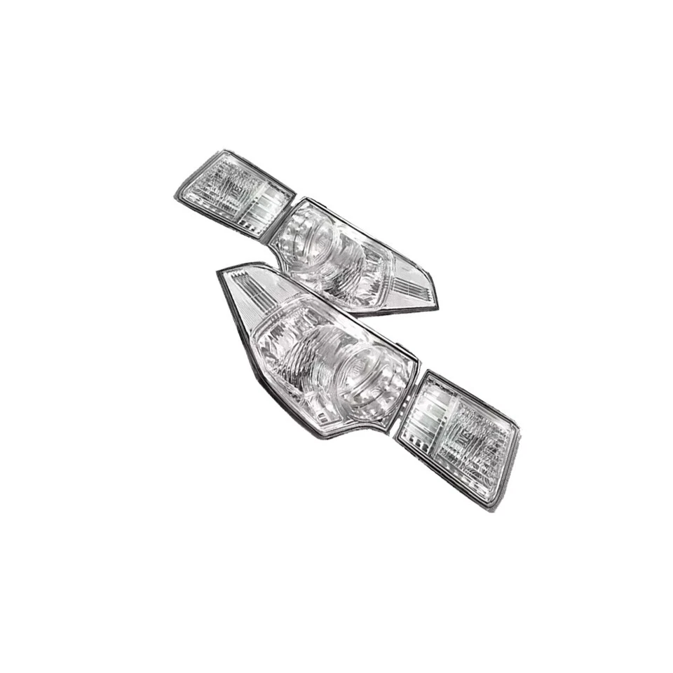 4pc Crystal Clear Lens Brake Tail Light Turn Signal Cover For TSX CU2/CW2 09-14 - Image 2 of 4