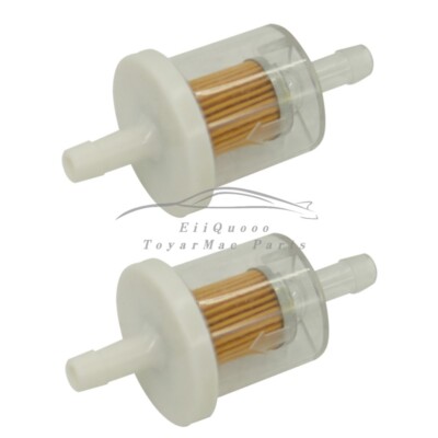 2X Fuel Filter 49019-0027 For Kawasaki FR541V FR651V FR691V FR730V Engine