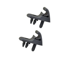 Supporto per parasole per Fiat Palio/Siena/Albea - Nero - 2 pezzi