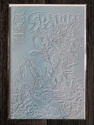 SPAWN 5 German Edition Embossed Infinity Prestige Variant 1st Angela 1997 VF/NM