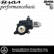Genuine OEM Power Window Motor Front Left 82450G2020 for Hyundai Ioniq 17-22
