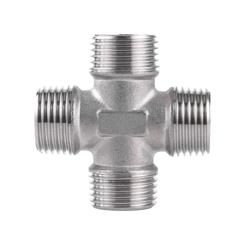 BSP Equal Cross Pipe Fittings 4 Way Equal Cross Fittings 1/4" 3/8" 1/2" 3/4" 1" - Image 2 of 3