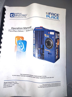 apple face place arcade vending photo booth manual #1