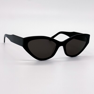 NEW BALENCIAGA BB0306S 001 CAT EYE BLACK WOMEN SUNGLASSES