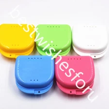 Mouth Box Container Guards Dental Retainer False Teeth Dentures Storage Tray