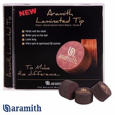 1 ARAMITH Laminated Pool Billiard CUE TIP - SOFT - 12, 13 or 14 mm - GENUINE