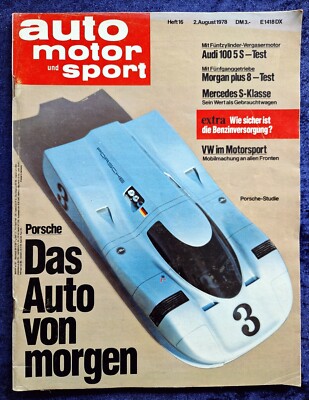 AMS 16/1978 Audi 100 5S Typ 43, Morgan +8, Suzuki SP 370, Mercedes W 116 Gebrauc