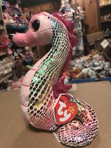 rainbow seahorse beanie baby