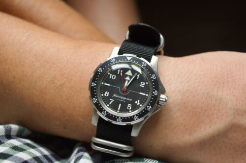 Vostok Komandirskie 18022A Fliegeruhr Automatik Neu 2024 Modell USA Verkäufer - Bild 3 von 9