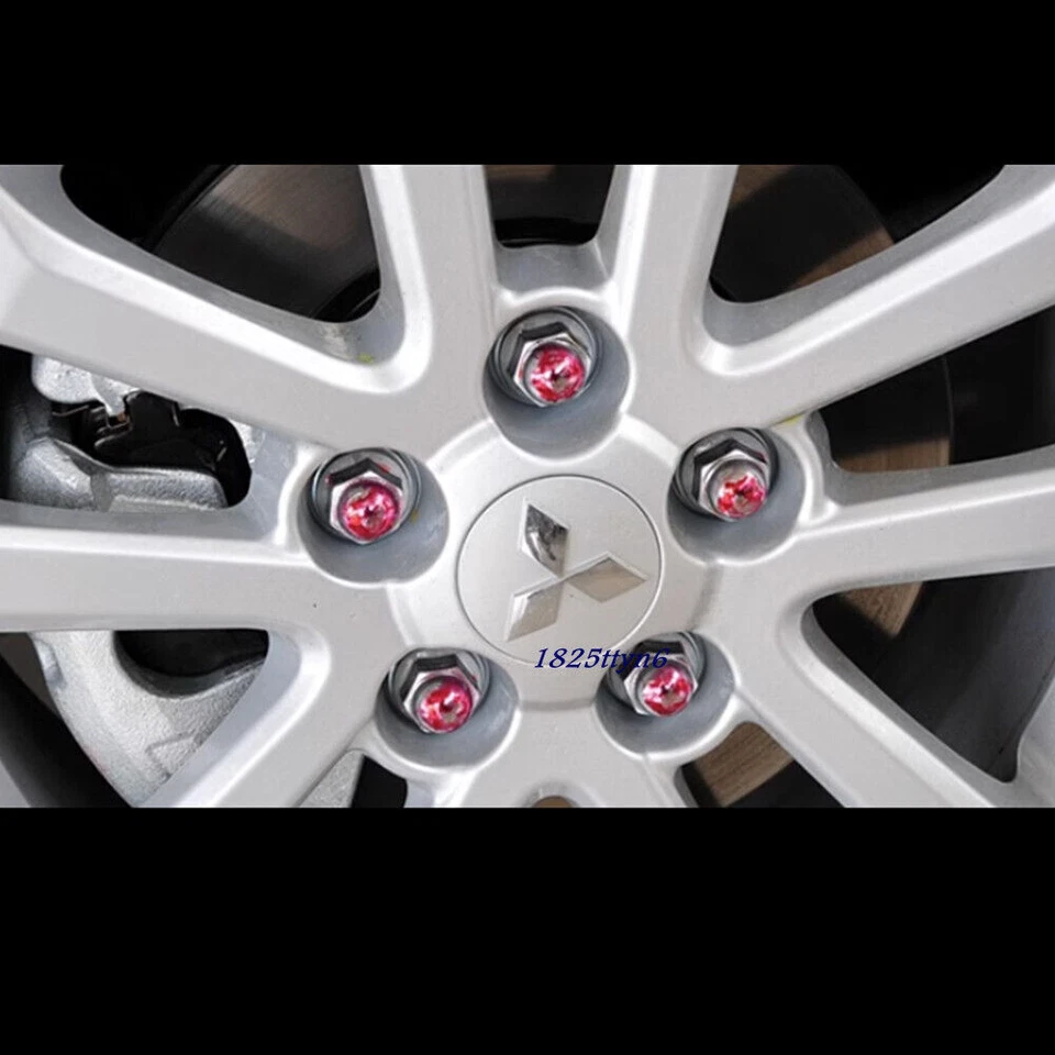 60MM Silver Car Wheel Rim Center Cap For Mitsubishi Eclipse Lancer Galant - Image 2 of 3