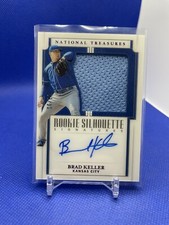 Brad Keller 2019 National Treasures /12 Auto Patch Rookie Silhouette RPA RC SP