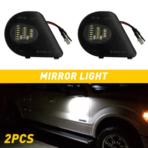 For 2010-2019 Dodge Ram 1500 2500 Puddle Accessories Lights Bright