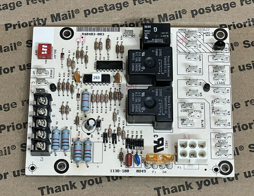 OEM Armstrong R40403-003 Furnace Control Board 1138-100 1138-83-1002A 🔥  Checked