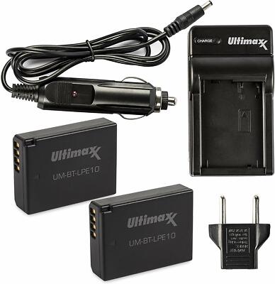 ULTIMAXX Replacement Battery for Canon LP-E10 LPE10 - 1600mah