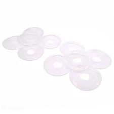10pcs 19mm Sanitary Tri Clamp Silicon Gasket Fits 50.5mm OD Type Ferrule Flange