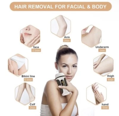 IPL Hair Removal Device, 990,000 Flashes, Laser Hair Removal PAIN FREE