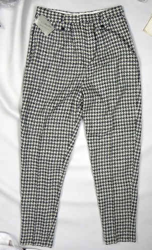 VINTAGE 1980s Houndstooth Blazer black white checker jacket suit pant set - Picture 50 of 59