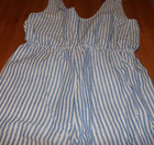 J. Crew Sophia Blue White Striped Linen Cotton Jumpsuit Size XS — photo 8