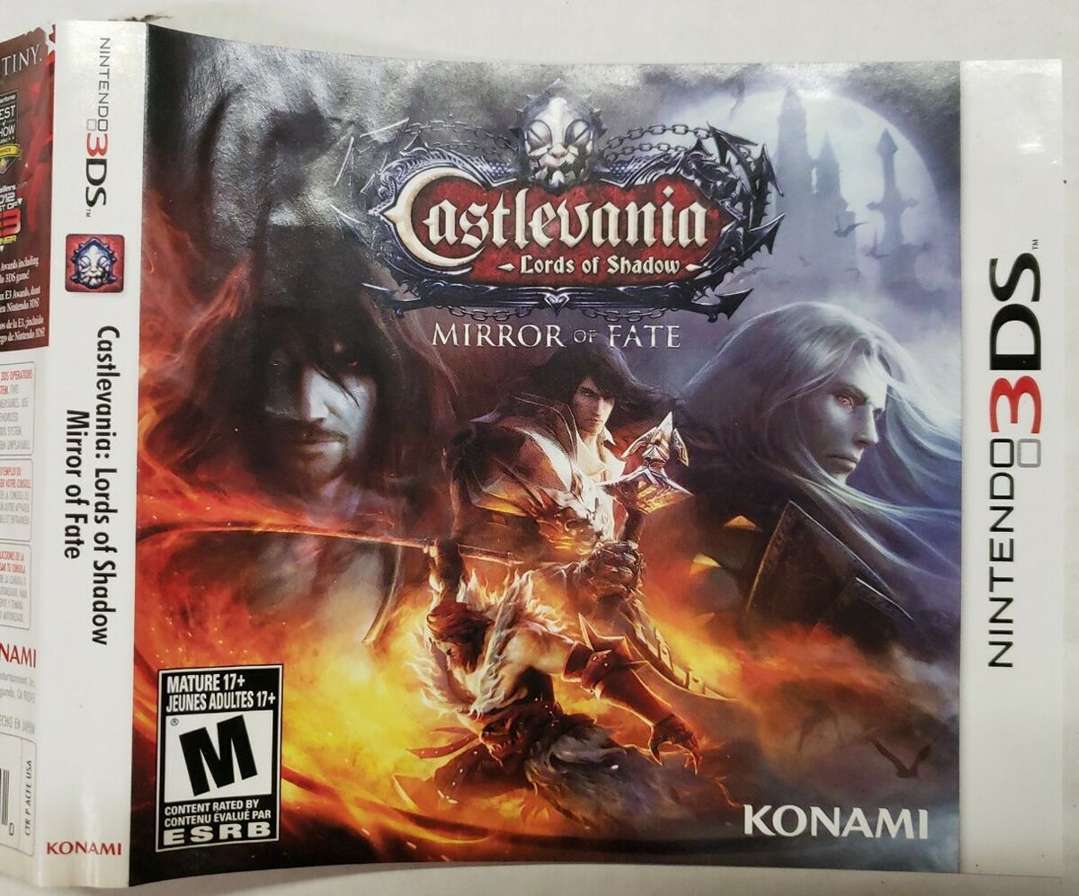 Castlevania Lords Of Shadow Mirror Of Fate (Nintendo 3ds) Case And Manual.  Game Not Included. - Retro Unique - Marketspread