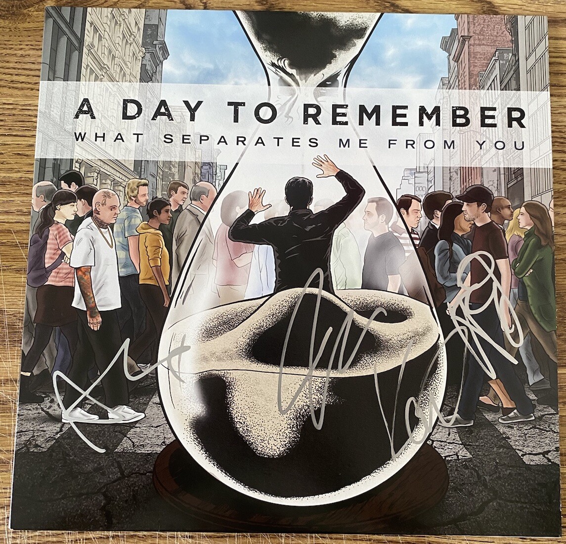A Day To Remember Autographed What Separates Me From You Vinyl