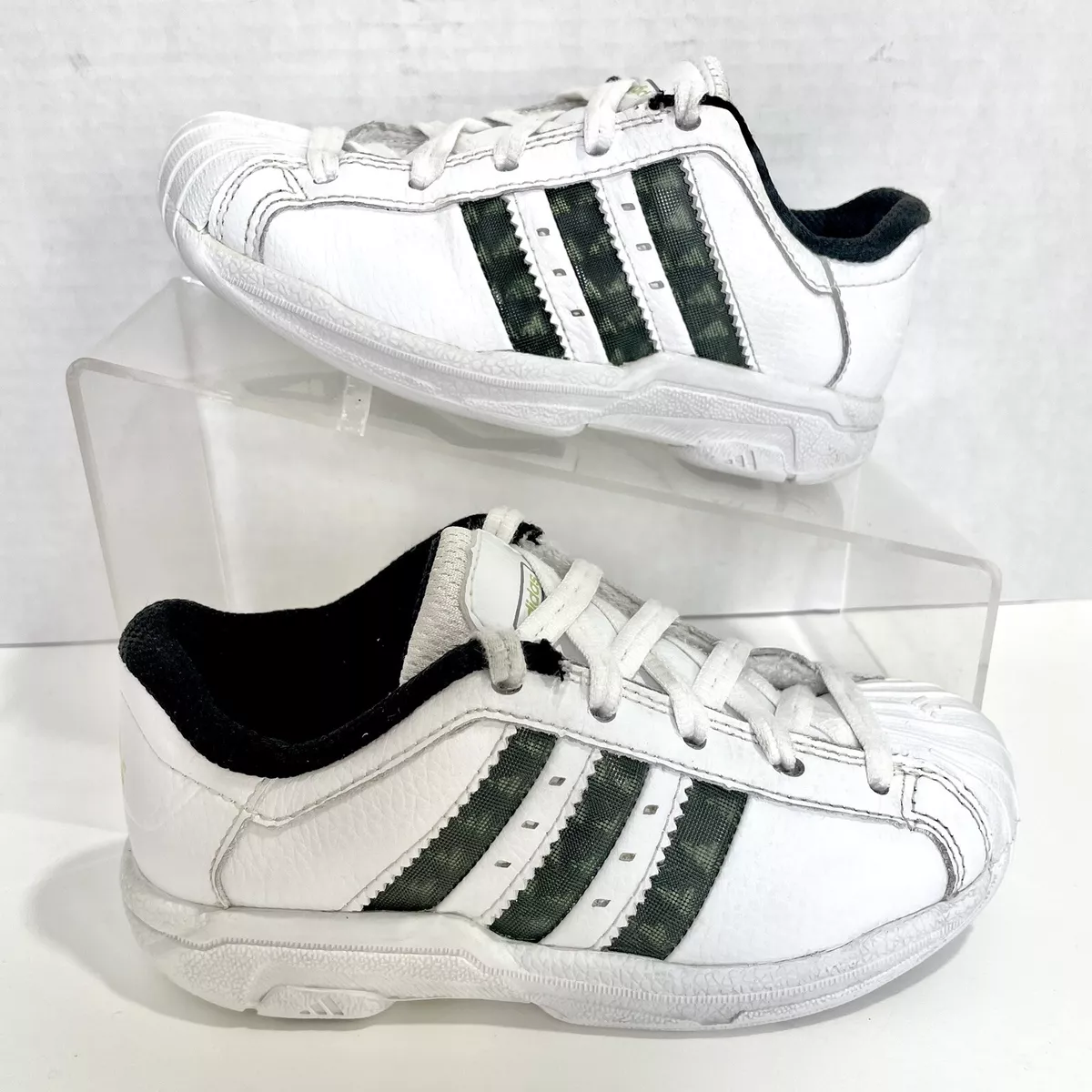 Black and white shell toe grade school cheap