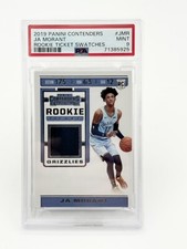 RARE 2019 PANINI CONTENDERS JA MORANT ROOKIE TICKET SWATCHES PSA 9 LOW POP