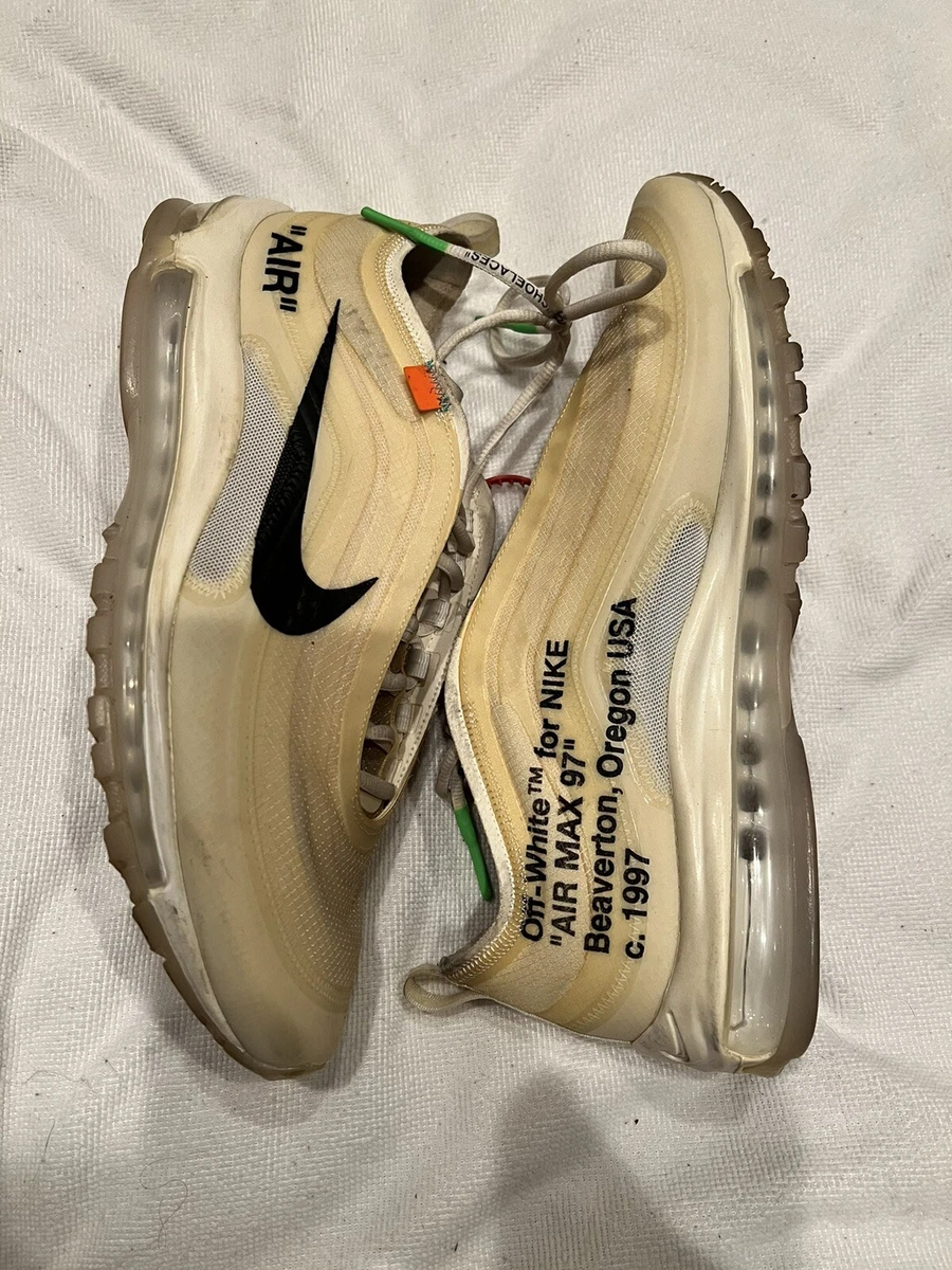 Nike Air Max 97 OG 2017 x OFF-WHITE The Ten Size US 11.5 Box Included (RARE)