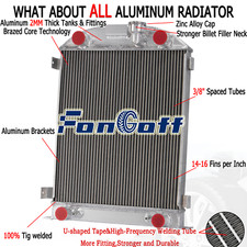Fit 1932 Ford Model B High Boy Flathead V8 Engine 3.3l 3-rows Aluminum Radiator Fit 1932 Ford Model B High Boy Flathead V8 Engine 3.3l 3-rows Aluminum Radiator