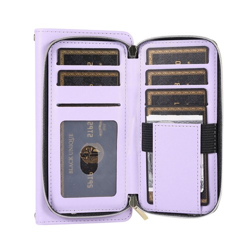 Grid Leather Wallet Zipper Phone Case For Samsung A53 A13 A54 A14 A12 A23 A34 5G - Picture 34 of 51