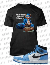 Real Ones Big and Tall Tee Shirt J1 Golf University Blue Graphic Pro Club Shaka