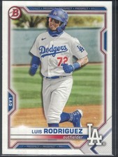2021 Bowman Draft - Luis Rodriguez #BD-134 Dodgers