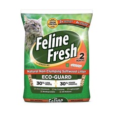 Natural Pine Pellet Cat Litter Non-Clumping Unscented 20 lb Bag for Cats