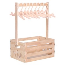 Wooden basket for baby shower,, baby container, basket Reg5105