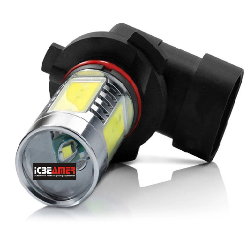 9006 HB4 Headlight Fog Light Super White LED Projector Lense Light Bulb L37 - Image 2 of 4