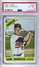 1966 Topps Carl Warwick #247 PSA 6 00fb