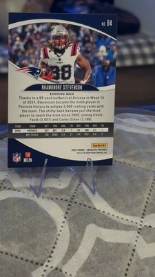 2025 Panini Absolute Rhamondre Stevenson #64 Orange Mosaic /825 | eBay