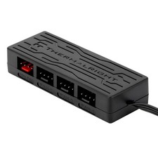 Thermalright FAN HUB X4 PWM Fan Controller - 4 Port 4-Pin, Multiple Black