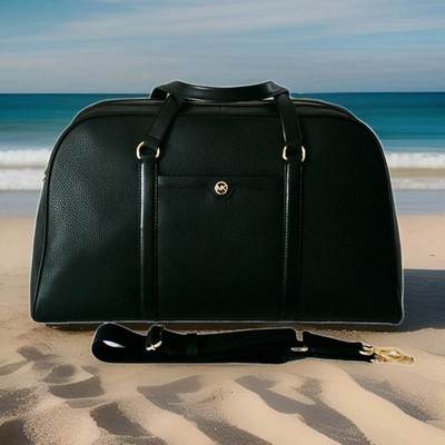 MICHAEL KORS  TASCHE REISETASCHE XL  WEEKENDER TRAVEL  SCHWARZ LEDER NEU