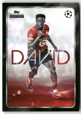 Topps Knockout 2025 Champions League No. Jonathan David Star Player