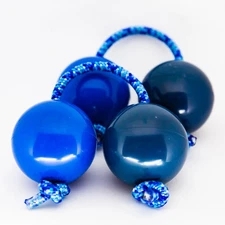 Regular PATICA “Deep Blue” Set of 2 Asalato African Shakers Rhythm Percussion