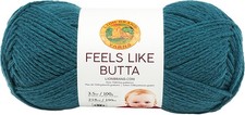 Lion Brand Feels Like Butta Yarn-Teal - 3 Pack