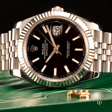 Rolex Datejust 41 126334 Black Dial Jubilee Fluted Bezel Full Set 2022