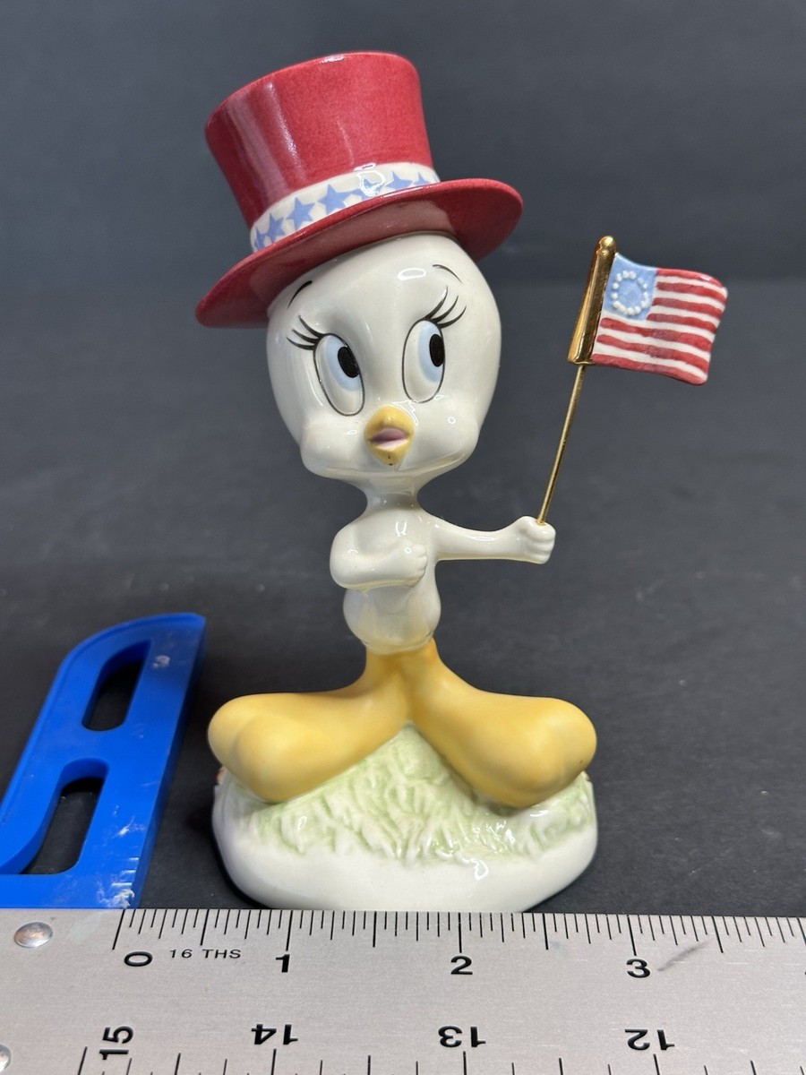 未使用♡Tweety♡コレクション物♡置物 Lenox All American Tweety Bird Porcelain Figurine Handcrafted
