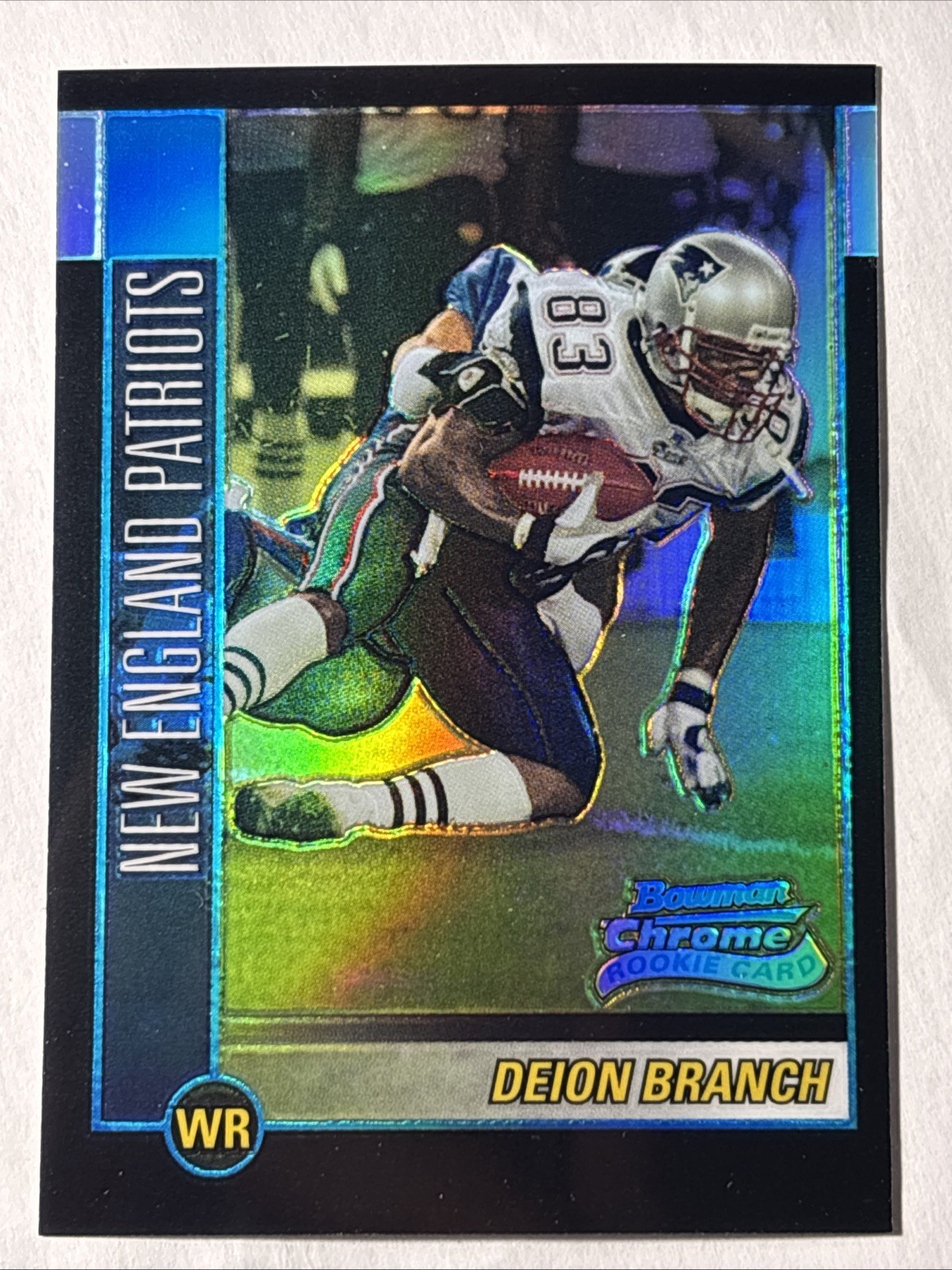 Deion Branch Bowman Chrome #215 Refractor