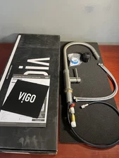 Vigo VG02033ST Bristol 1 Hole Pull Down 1.8 GPM Kitchen Faucet - Stainless Steel