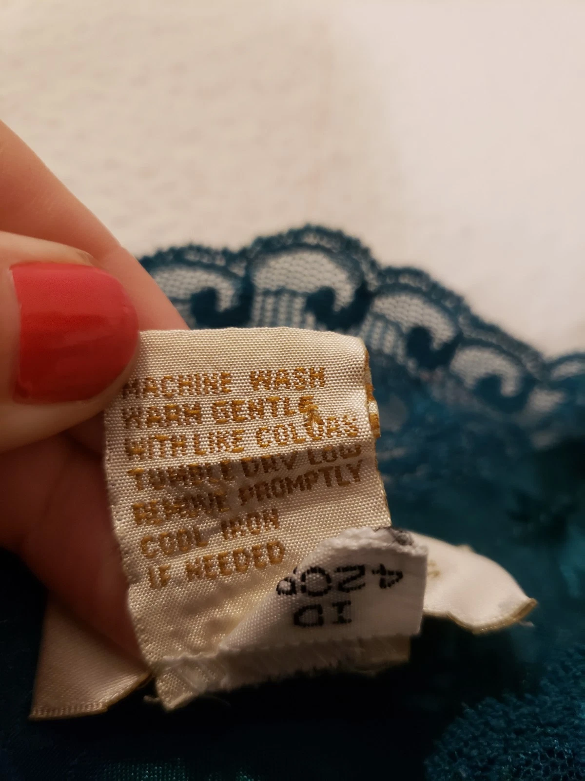 UNDERCOVER Abito slip vintage anni 90 Victorias Secret P XS verde pizzo raso babydoll etichetta oro